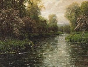 A Cottage By The River by Louis Aston Knight