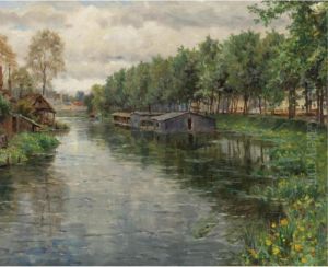 A Country Stream by Louis Aston Knight