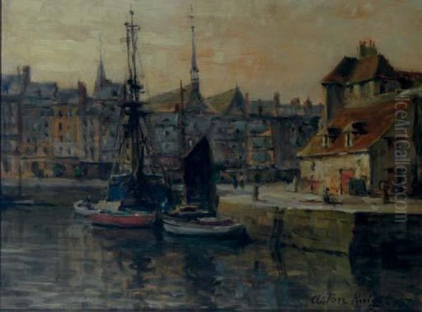 View Of The Harbor Of Honfleur - view 1