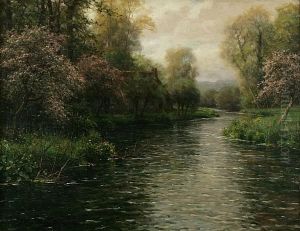 French River Landscape by Louis Aston Knight