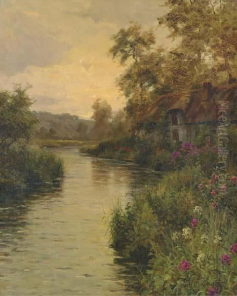 River At Sunset, Normandy - view 1