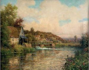 Moulin En Bord De Riviere.