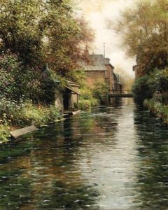 Houses Along A Canal