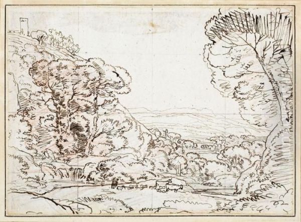 Funf Landschaftsskizzen - view 1