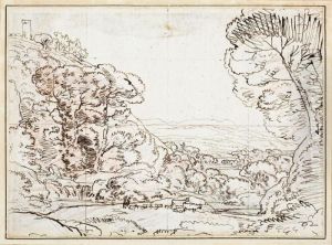 Funf Landschaftsskizzen by Ferdinand Kobell