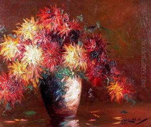"jarron Con Flores". by Stephen Koek Koek