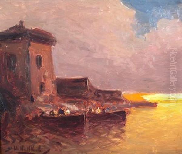 "atardecer En El Puerto". - view 1