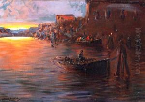Atardecer En El Puerto by Stephen Koek Koek