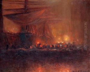 "procesion En El Puerto". by Stephen Koek Koek