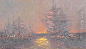 Desembarco Al Atardecer by Stephen Koek Koek