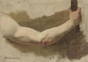 Armstudie by Barend Cornelis Koekkoek