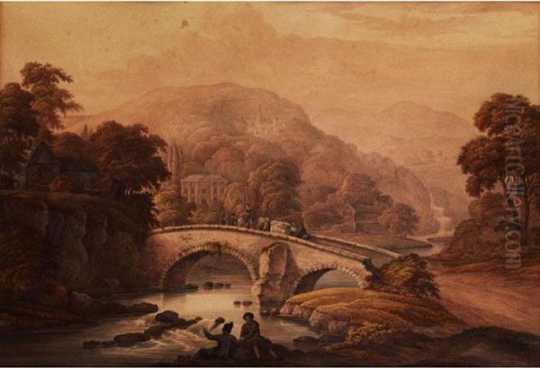 Landschaft Mit Steinbrucke - view 1
