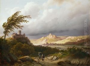 Gewitterlandschaft Am Rhein