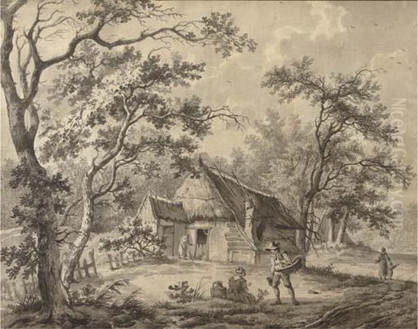 By A Cottage In A Forest - view 1