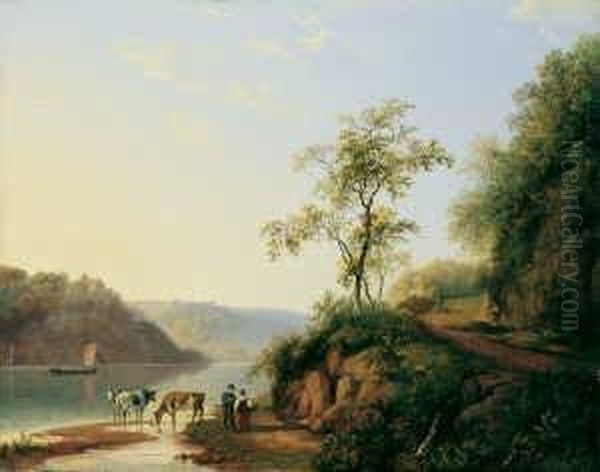 Flusslandschaft. - view 1