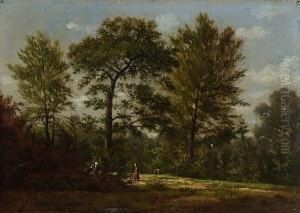 Waldlandschaft by Barend Cornelis Koekkoek