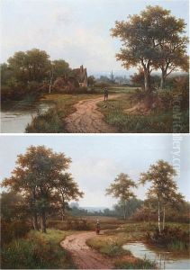 Traveller On A Country Path