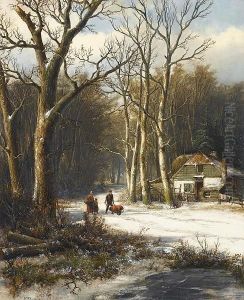 A Woodland In Winter