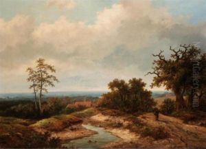 Dutch Landscape by Hendrik Pieter Koekkoek