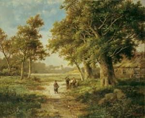 Signiert Unten Rechts: H. B. Koekkoek. by Hendrik Pieter Koekkoek