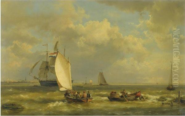 Fishermen Near The Coast - view 1