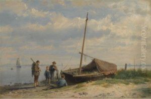 Fisherfolk By An Estuary