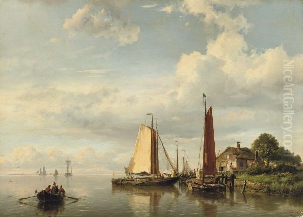 Moored Sailing Vessels - view 1