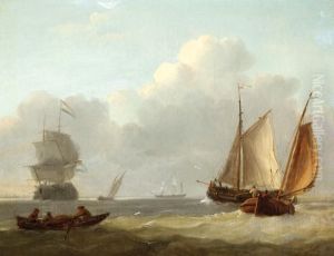 View Of A Variety Of Ships