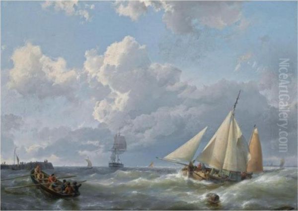 Shipping Off The Coast - view 1