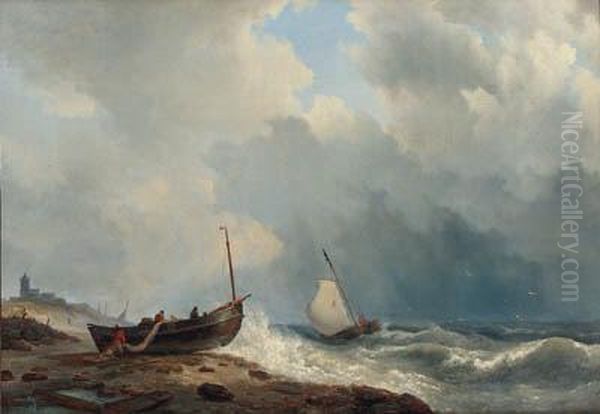 Fishing Boats Off The Coast - view 1