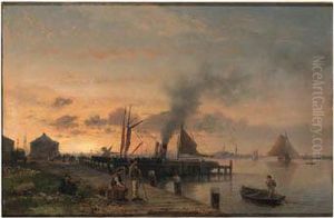 Harbour At Sunset