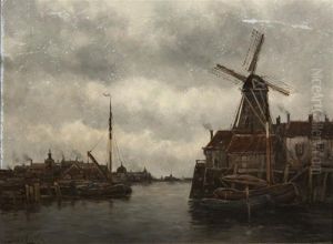 Rotterdam by Hermanus Jr. Koekkoek