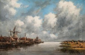 Harbour View by Hermanus Jr. Koekkoek