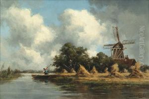 A Harbour Scene On The River