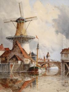 Volendam by Hermanus Jr. Koekkoek