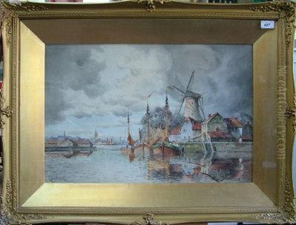 Busy Canal. - view 1