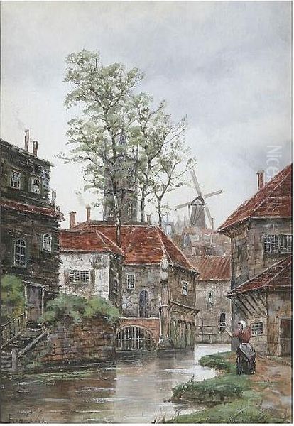 'old Dordrecht, Holland', And Another 'near Duivendrecht, Holland' - view 1