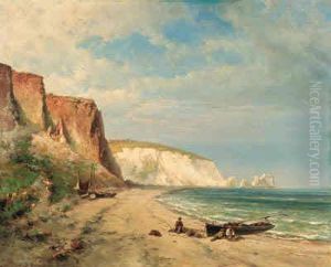 The Needles Of The Isle Of Wight by Hermanus Jr. Koekkoek