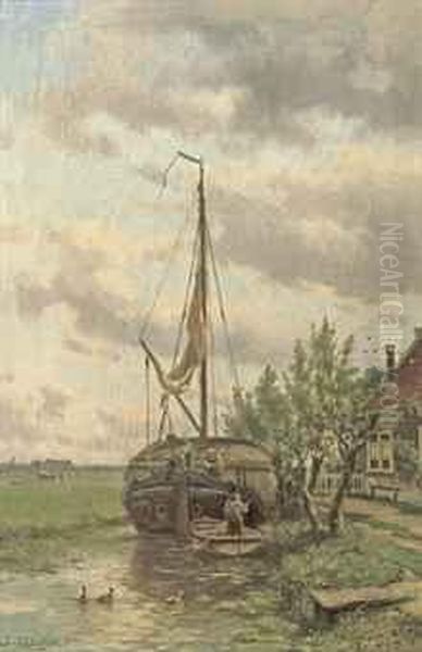 A Moored Hay Vessel - view 1