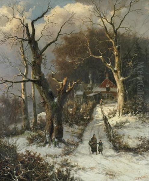 Winter Scene Oilon Canvas Signed
'j H B Koekoek' Lower Right 76 X 52 Cm Provenance:private Collection
Melbourne - view 1