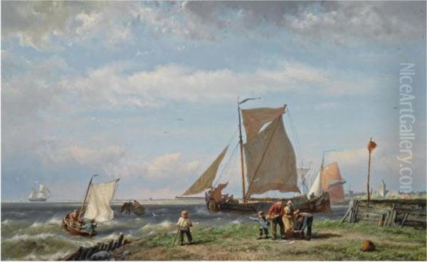 Shipping On The Zuiderzee - view 1