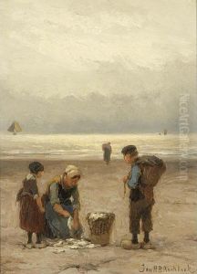 Sorting The Catch by Johannes Hermann Barend Koekkoek