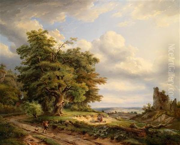 Landweg Mit Reisenden - view 1
