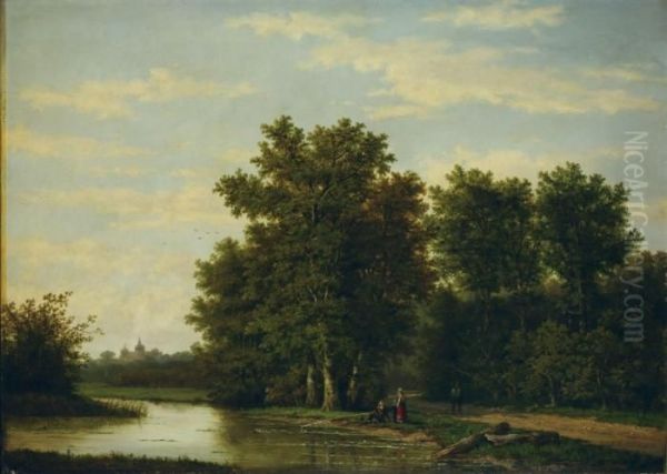 Landschaft Mit Anglern - view 1