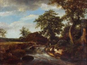 Deux Personnages Dans Un Paysage Deux Personnages Dans Un Paysage