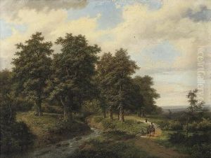 Along A Riverside Path In Summer