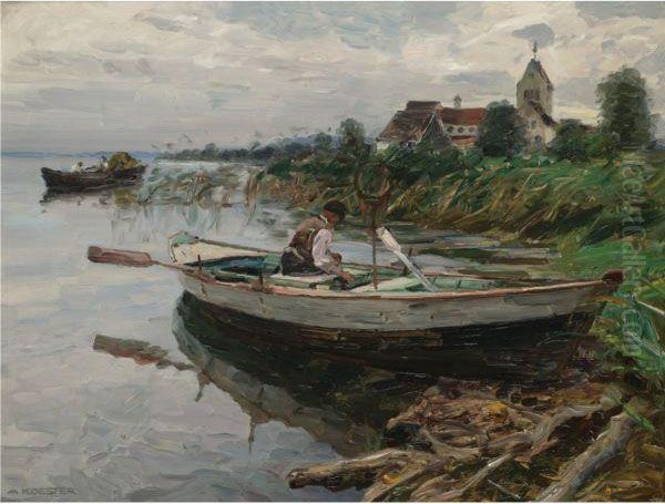 Im Ruderboot (fisherman In A Boat) - view 1