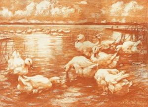 Enten Am Ammersee by Alexander Max Koester