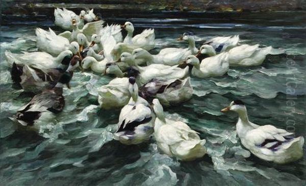 Ducks In A Pond - view 1
