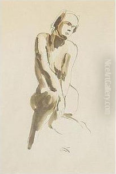 Sitzender Akt (seated Nude) - view 1